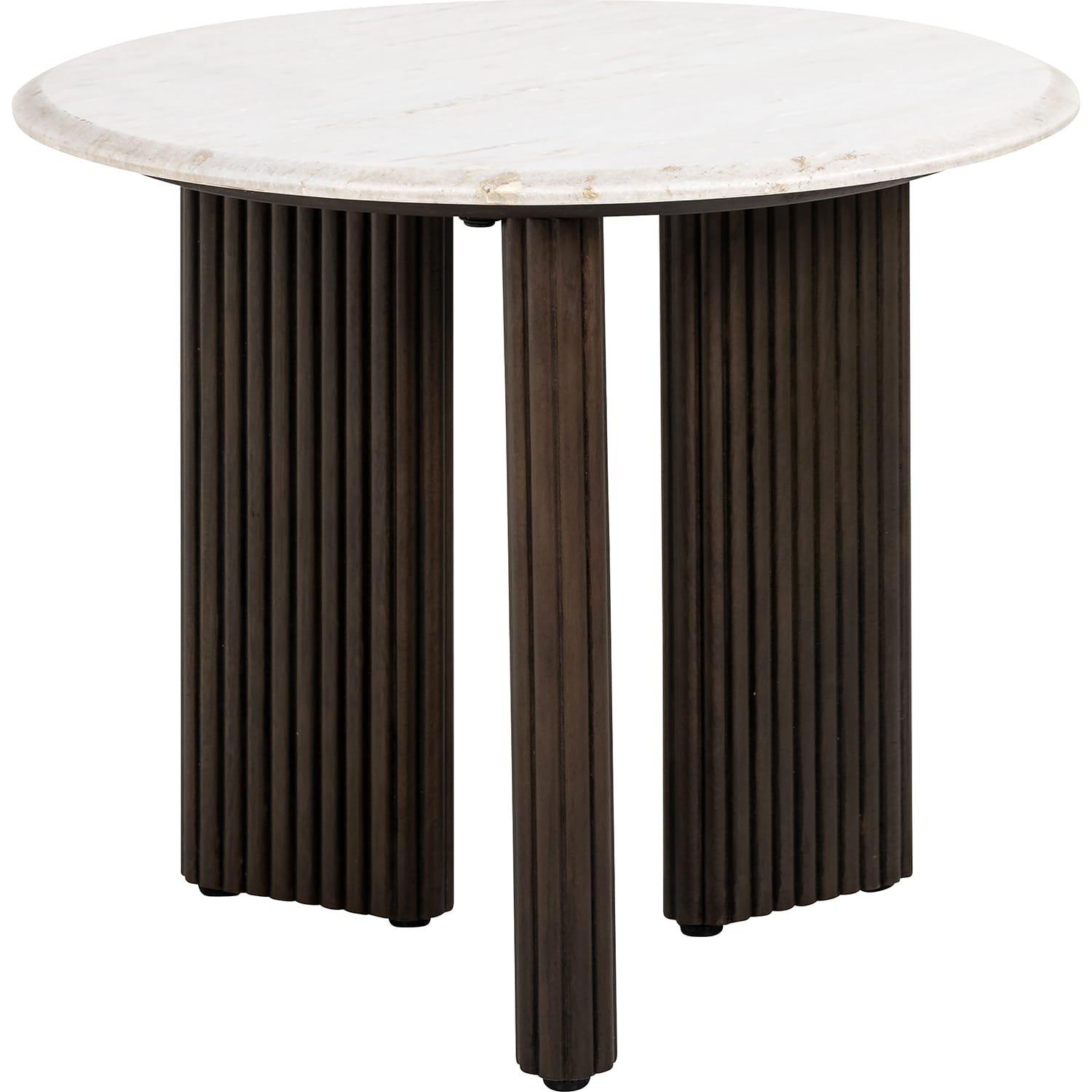 mutoni Table d'appoint Mayfield marbre ronde 55  