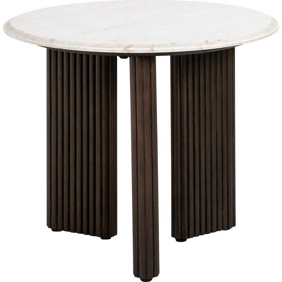 mutoni Table d&#039;appoint Mayfield marbre ronde 55  
