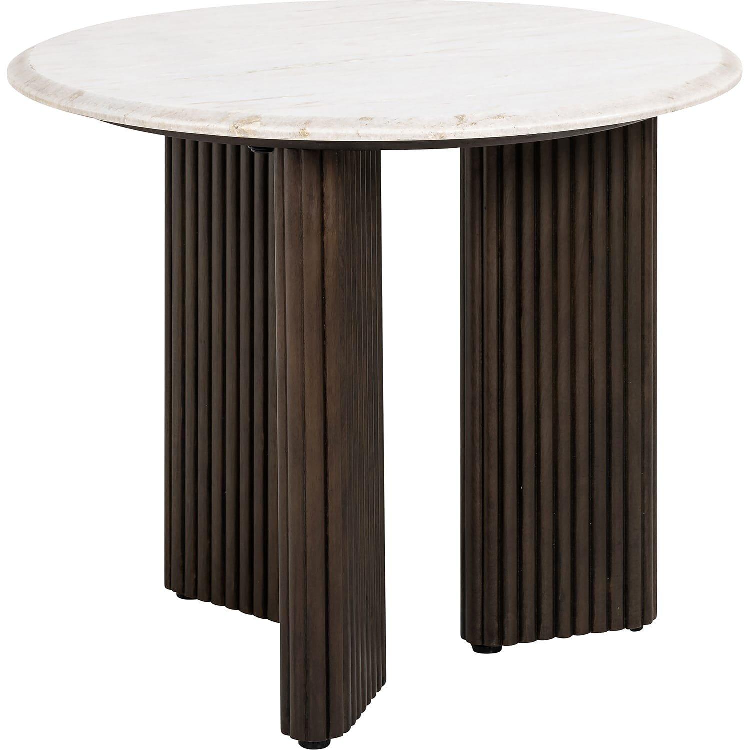 mutoni Table d'appoint Mayfield marbre ronde 55  