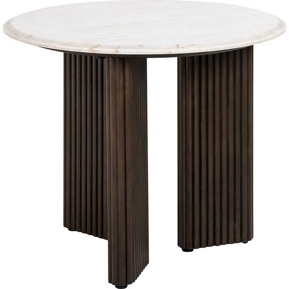 mutoni Table d&#039;appoint Mayfield marbre ronde 55  