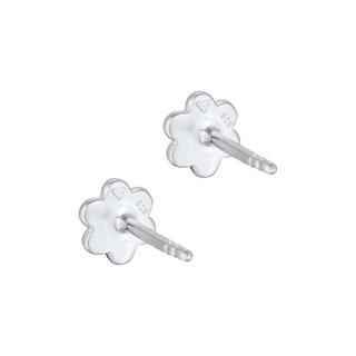 Elli  Boucles d'Oreilles Enfants Clous D'oreilles Fleur Ludique Avec Cristal 