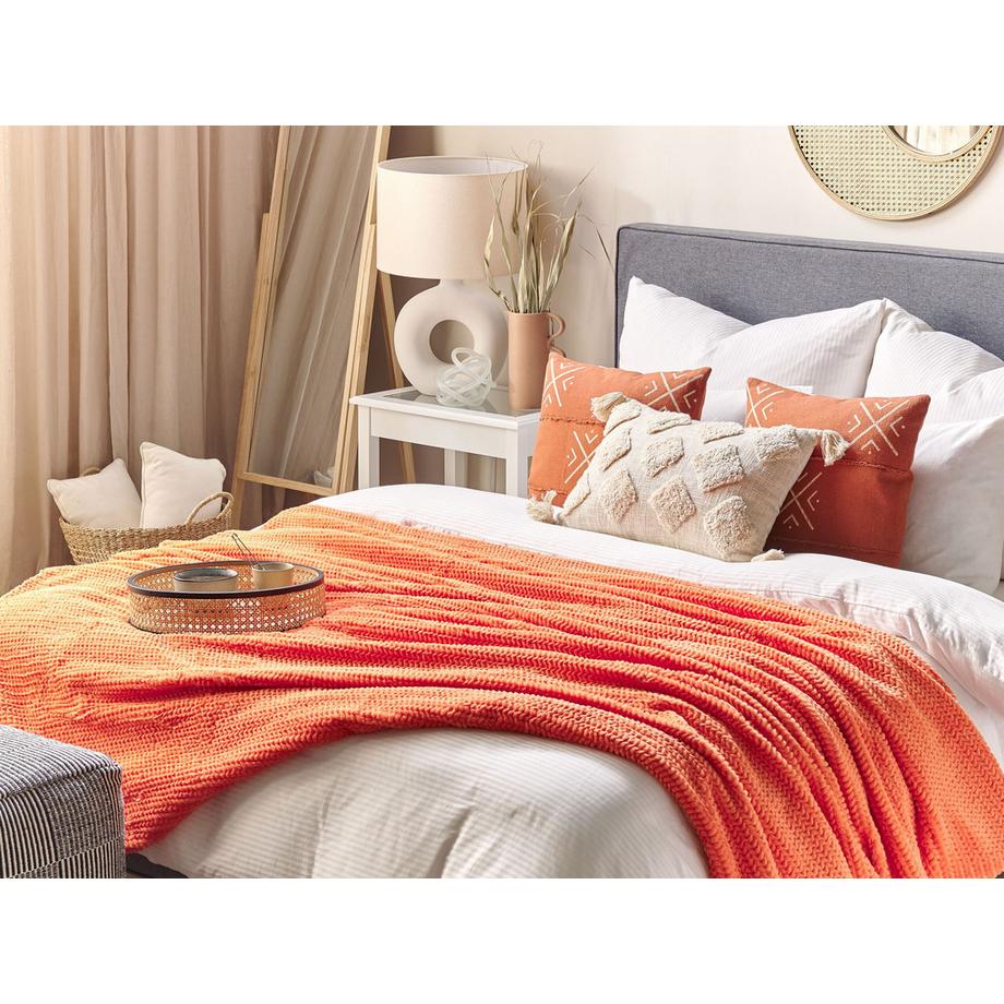 Beliani BJAS Polyester Kuscheldecke  