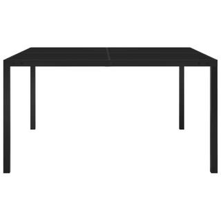 VidaXL Table de jardin acier  