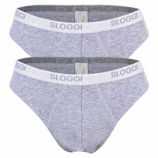 sloggi  Scivolone Uomini Confezione da 2 Aderente alla figura-Basic Mini 