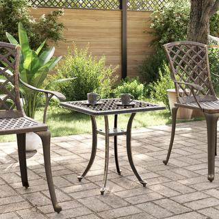 VidaXL Table de jardin aluminium  