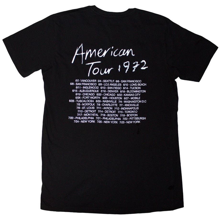 The Rolling Stones  T-ShirtMotiftyle Imprimé Au Dos Tour ´72 