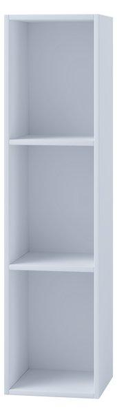 VCM Holz Schallplatten Regal | Stand Regal mit 3 Fächer für 100 Schallplatten | Maße: H. 107 x B. 34 x T. 30 cm - Platto  