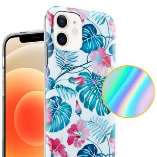 Cadorabo  Housse compatible avec Apple iPhone 12 / 12 PRO - Coque de protection en silicone TPU avec motif floral 