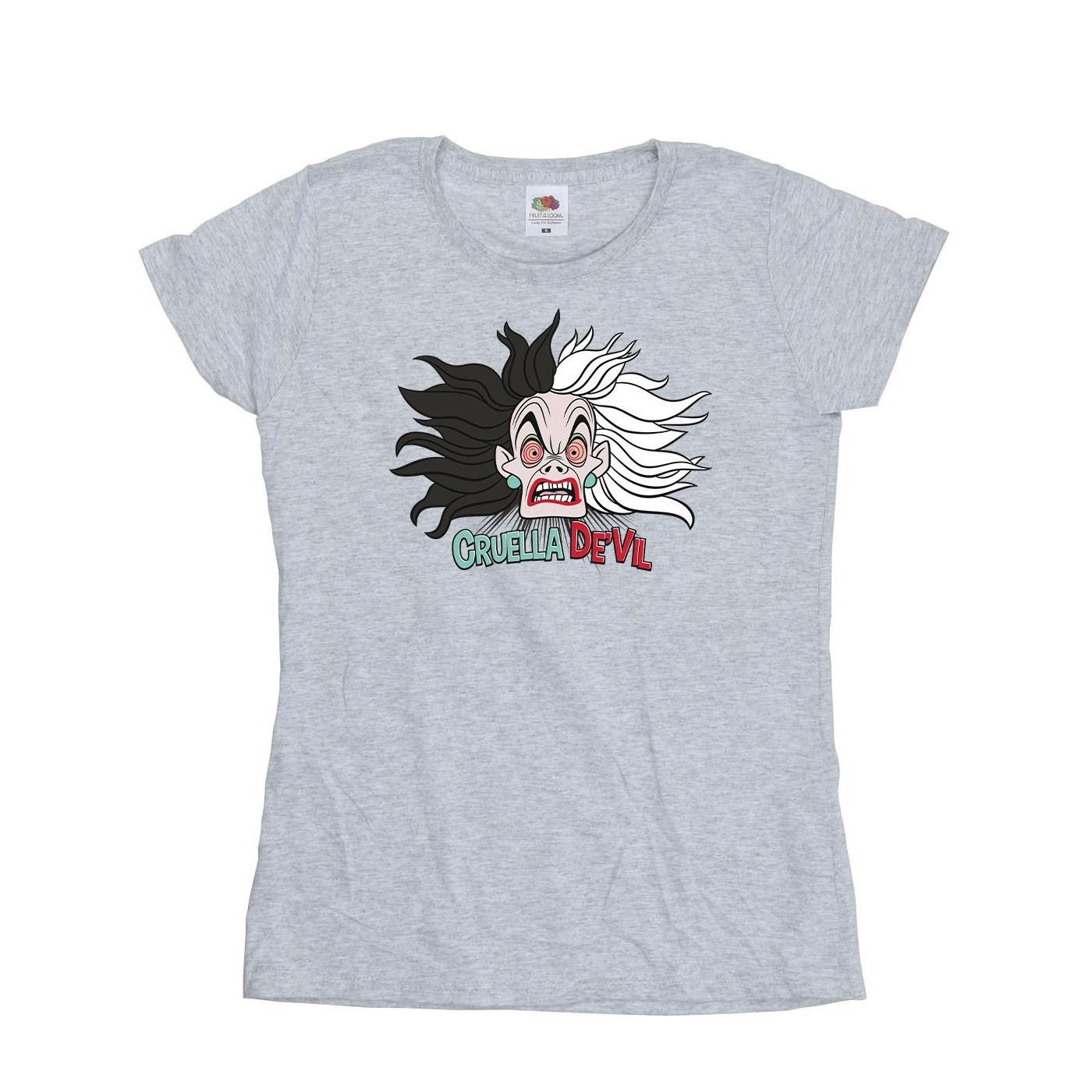 Image of 101 Dalmatians Cruella De Vil Crazy Mum Tshirt Damen Grau M