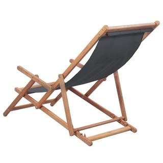 VidaXL Chaise de plage tissu  