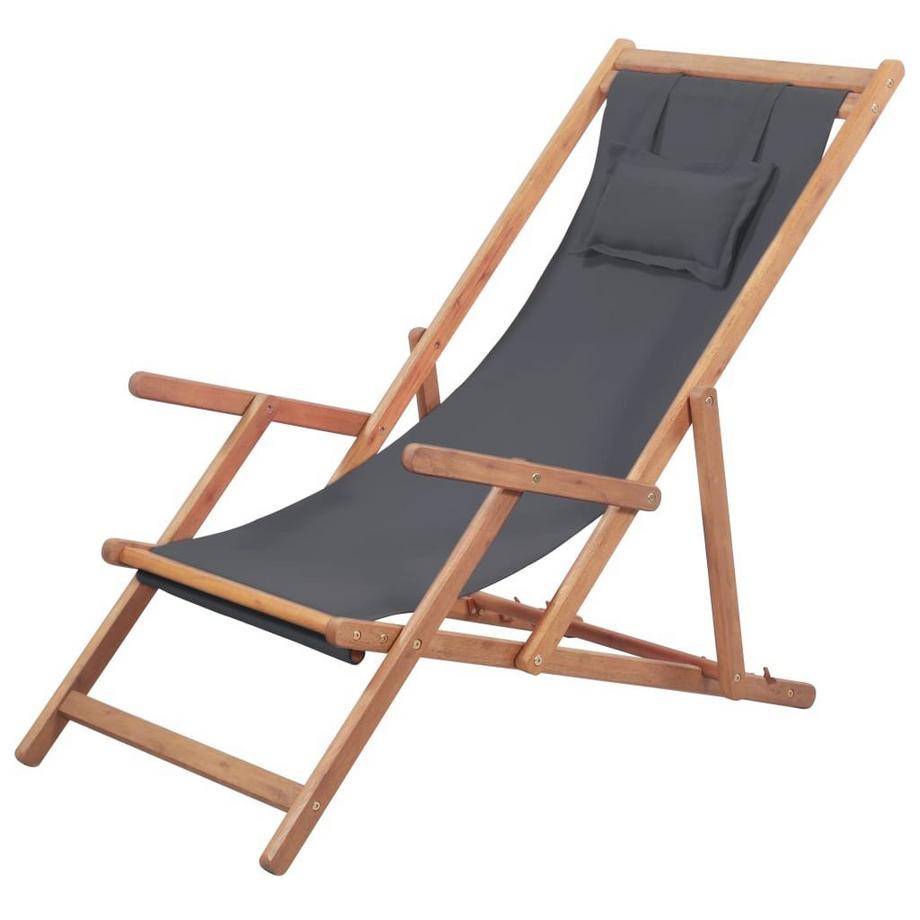 Chaise de plage tissu