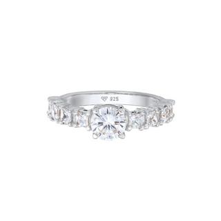 Elli  Bague Elli Ring Zirkonia Verlobung Eternity 925 Silber 