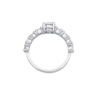 Elli  Ring Elli Ring Zirkonia Verlobung Eternity 925 Silber 