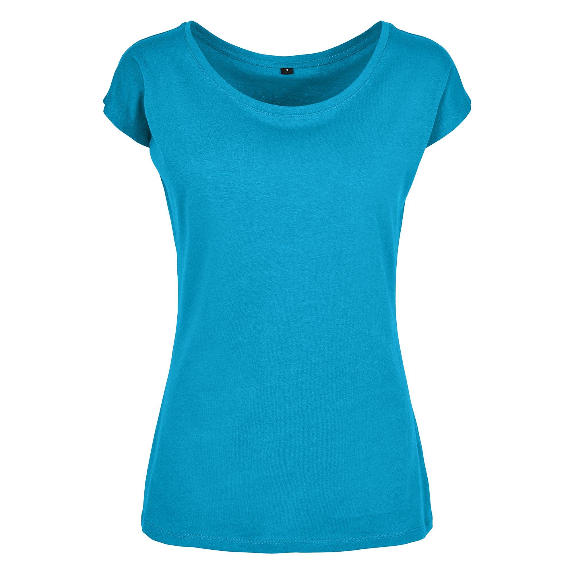 Image of Tshirt Weite Öffnung Damen Blau L
