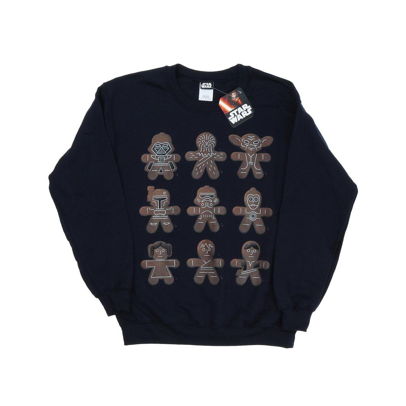 Image of Christmas Gingerbread Sweatshirt Damen Marine L