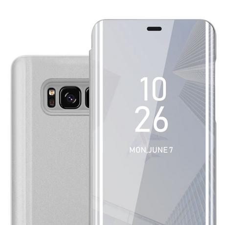 Cadorabo  Hülle für Samsung Galaxy S8 PLUS Spiegel Standfunktion 360 Grad Schutz 