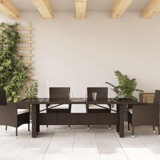 VidaXL Gartentisch poly-rattan  