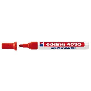 Edding Edding 4095 evidenziatore 10 pz Fissa Rosso  