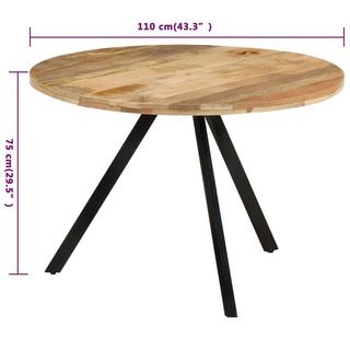 VidaXL Table à dîner bois  