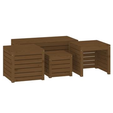 set contenitore da giardino Legno di pino