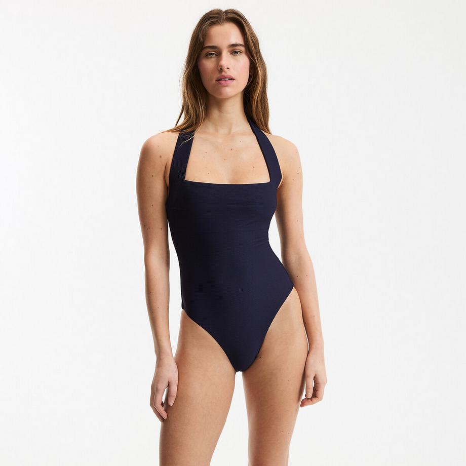 Maillot de bain 1 pièce en matière texturée