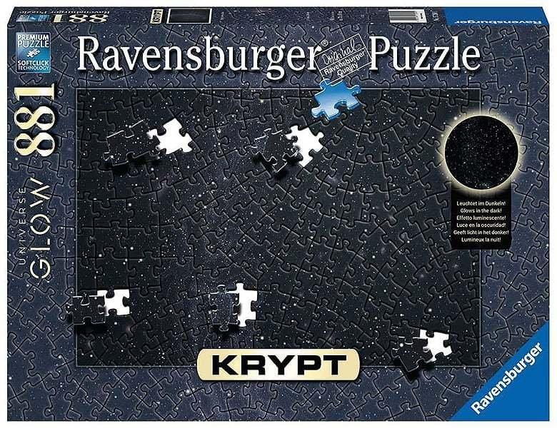 Ravensburger  Puzzle Krypt Universe Glow (881Teile) 