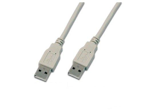 Image of USB A-A MM 1.0 GR USB Kabel 1 m USB 2.0 Grau