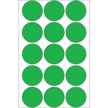HERMA Markierungspunkte 32mm 2275 grün 480 St./32 Blatt