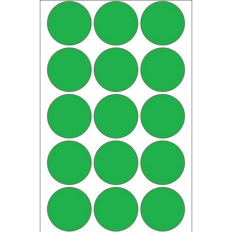 HERMA HERMA Markierungspunkte 32mm 2275 grün 480 St./32 Blatt  