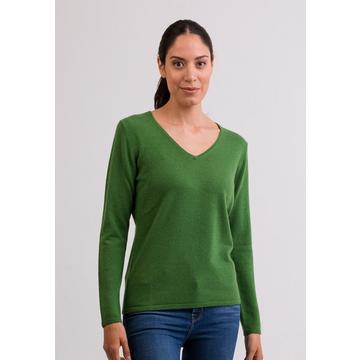 Kaschmir V-Ausschnitt Pullover