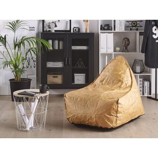 Beliani Pouf poire en Matière synthétique Moderne DROP  