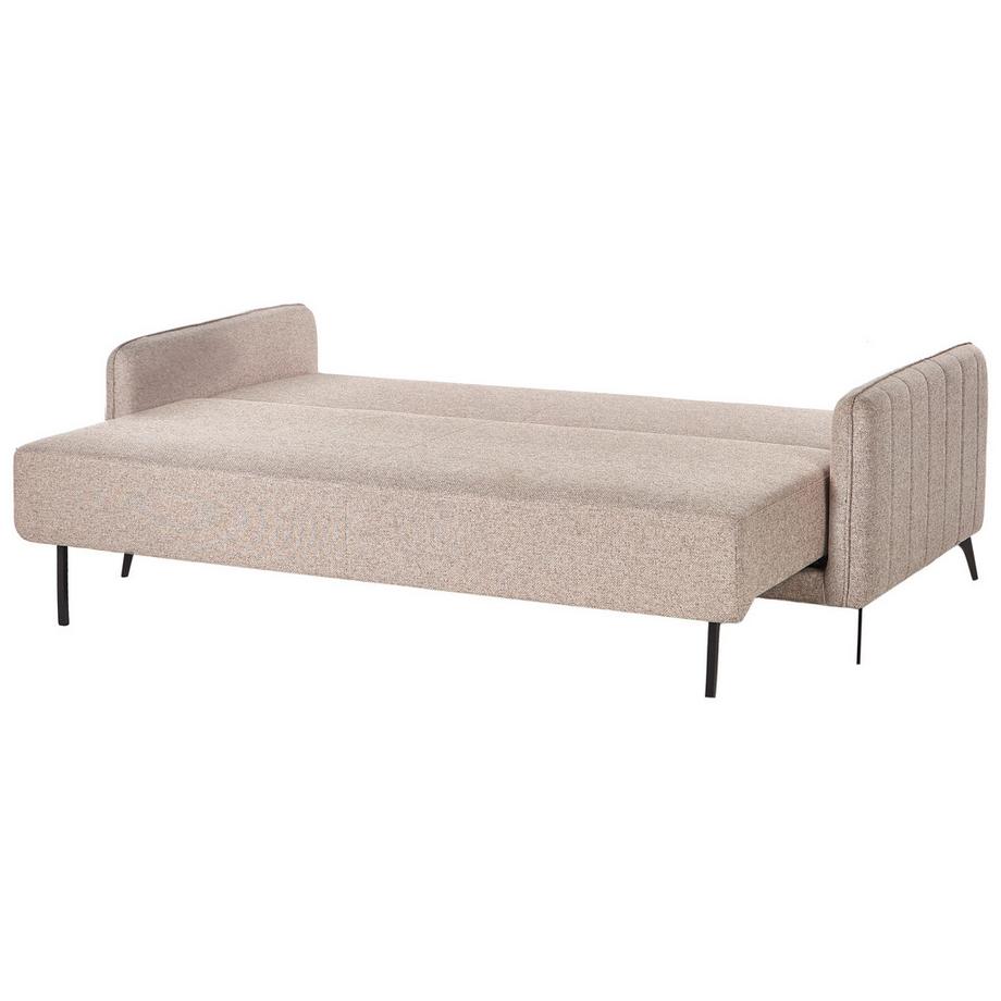 Beliani Canapé-lit en Tissu Moderne HEMING  