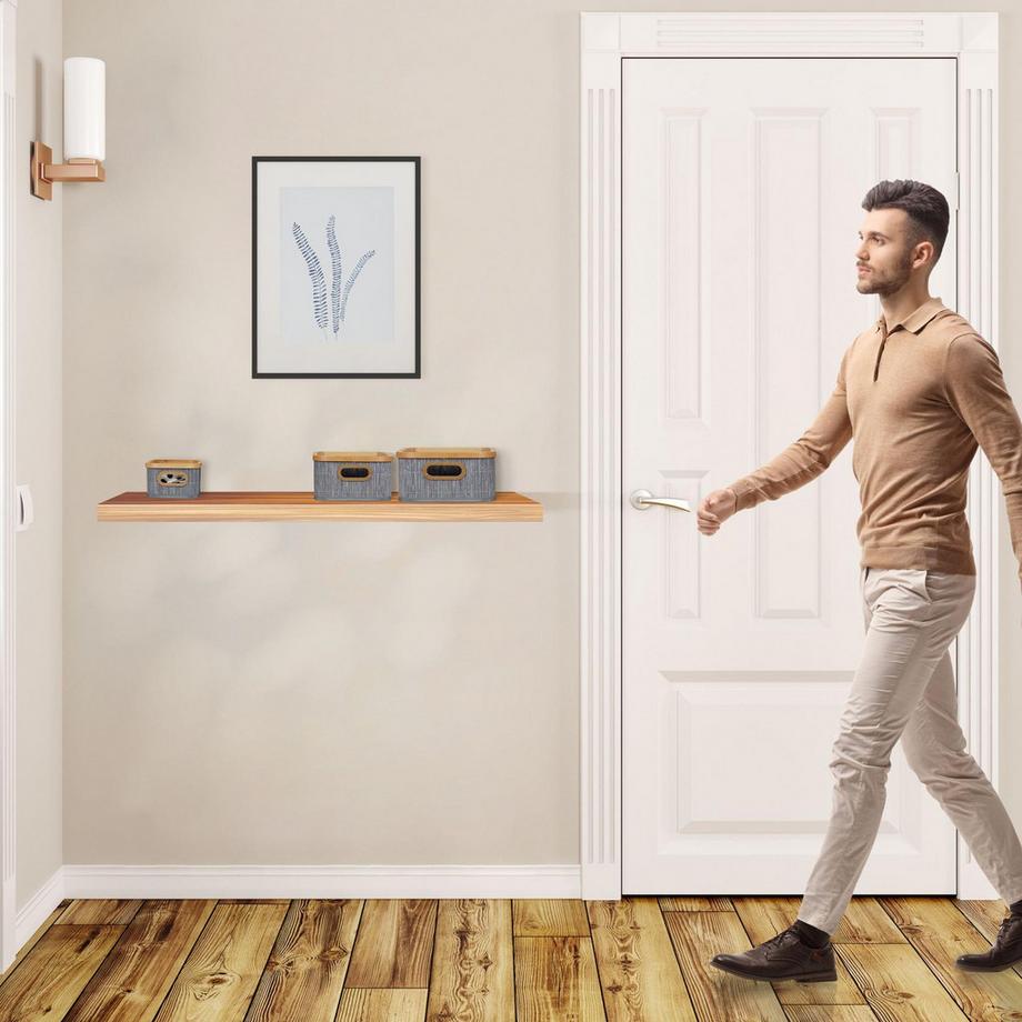 Northio Bambus Aufbewahrungskörbe 3er Set  