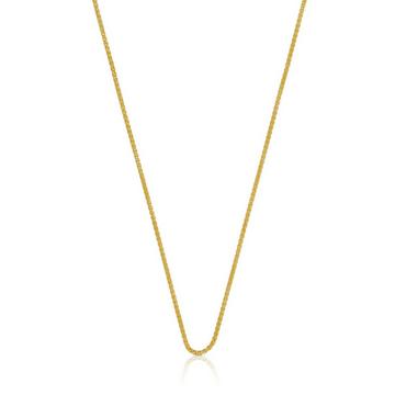 Collier Zopf Gelbgold 750, 1.2mm, 45cm