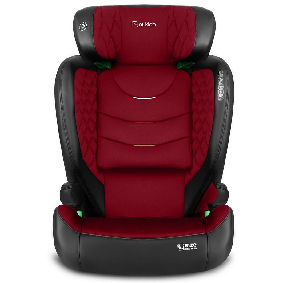 B2X  Siège auto Nukido Louis noir/rouge 15-36 kg ISOFIX 