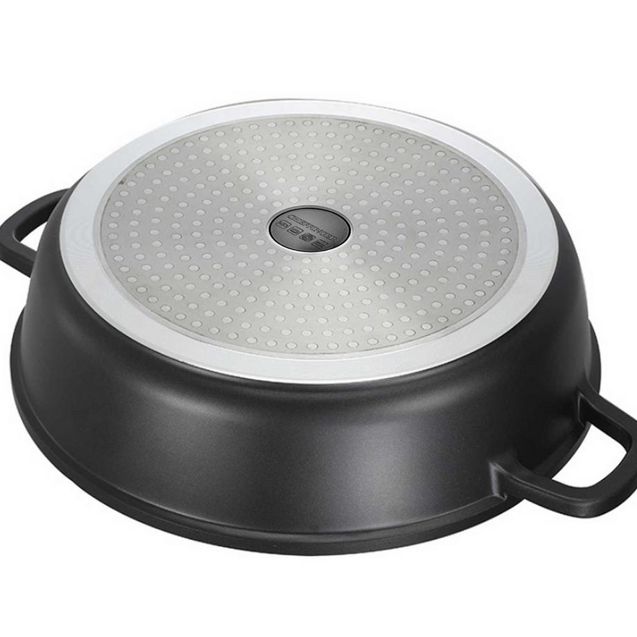 Cheffinger Marmite à Tajine 28 cm Revêtu en Marbre  