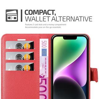 Cadorabo  Housse compatible avec Apple iPhone 14 - Coque de protection avec fermeture magnétique, fonction de support et compartiment pour carte 