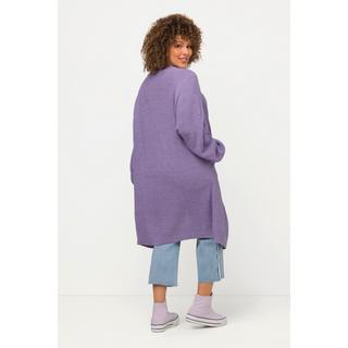 Ulla Popken  Cardigan long, en forme d'œuf, oversize, manches chauve-souris 