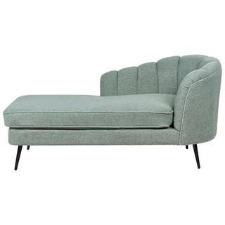 Beliani Chaise longue en Bouclé Glamour ALLIER  