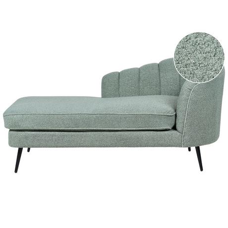 Beliani Chaise longue en Bouclé Glamour ALLIER  