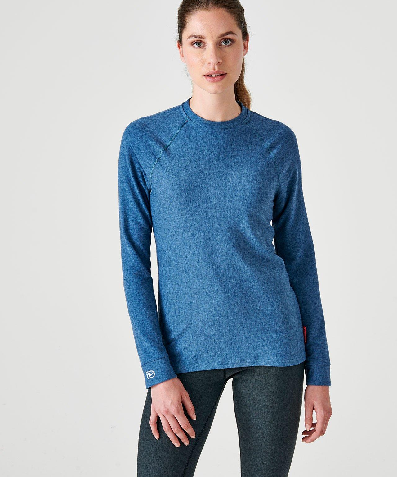 Image of Thermolactyl-shirt Comfort Mit Rundhalsausschnitt, Wärmegrad 4, . Herren Blau 50/52