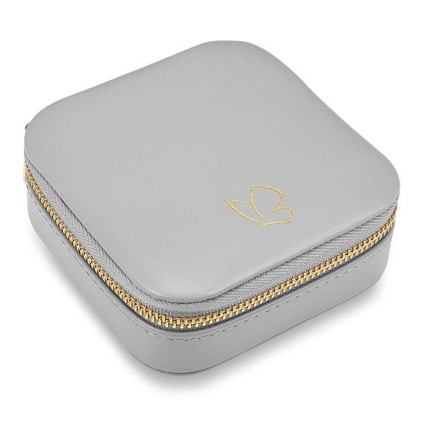 Image of Reiseetui Für Schmuck Unisex Taubengrau 10cm