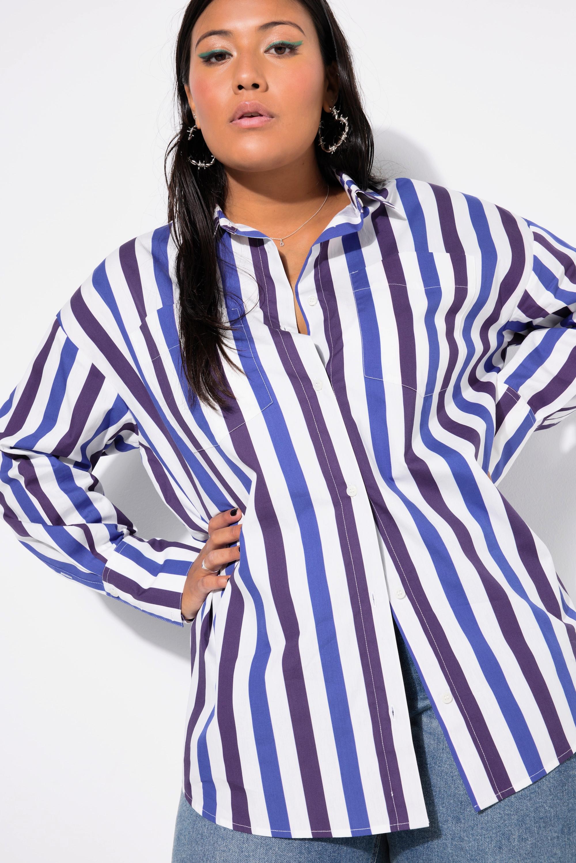 Studio Untold  Camicia dal taglio oversize con righe e maniche lunghe 