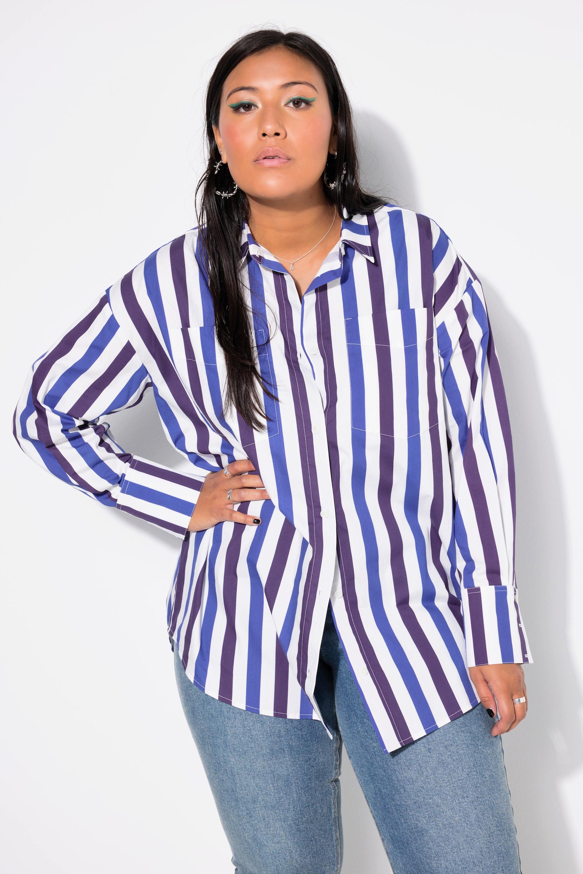 Studio Untold  Camicia dal taglio oversize con righe e maniche lunghe 