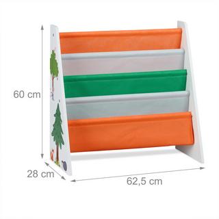 Northix Kinderbücherregal mit Tieren  