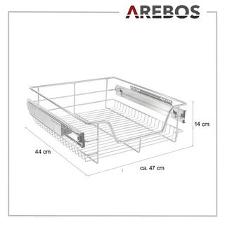 Arebos  Tiroir télescopique Tiroir de cuisine Tiroir coulissant 