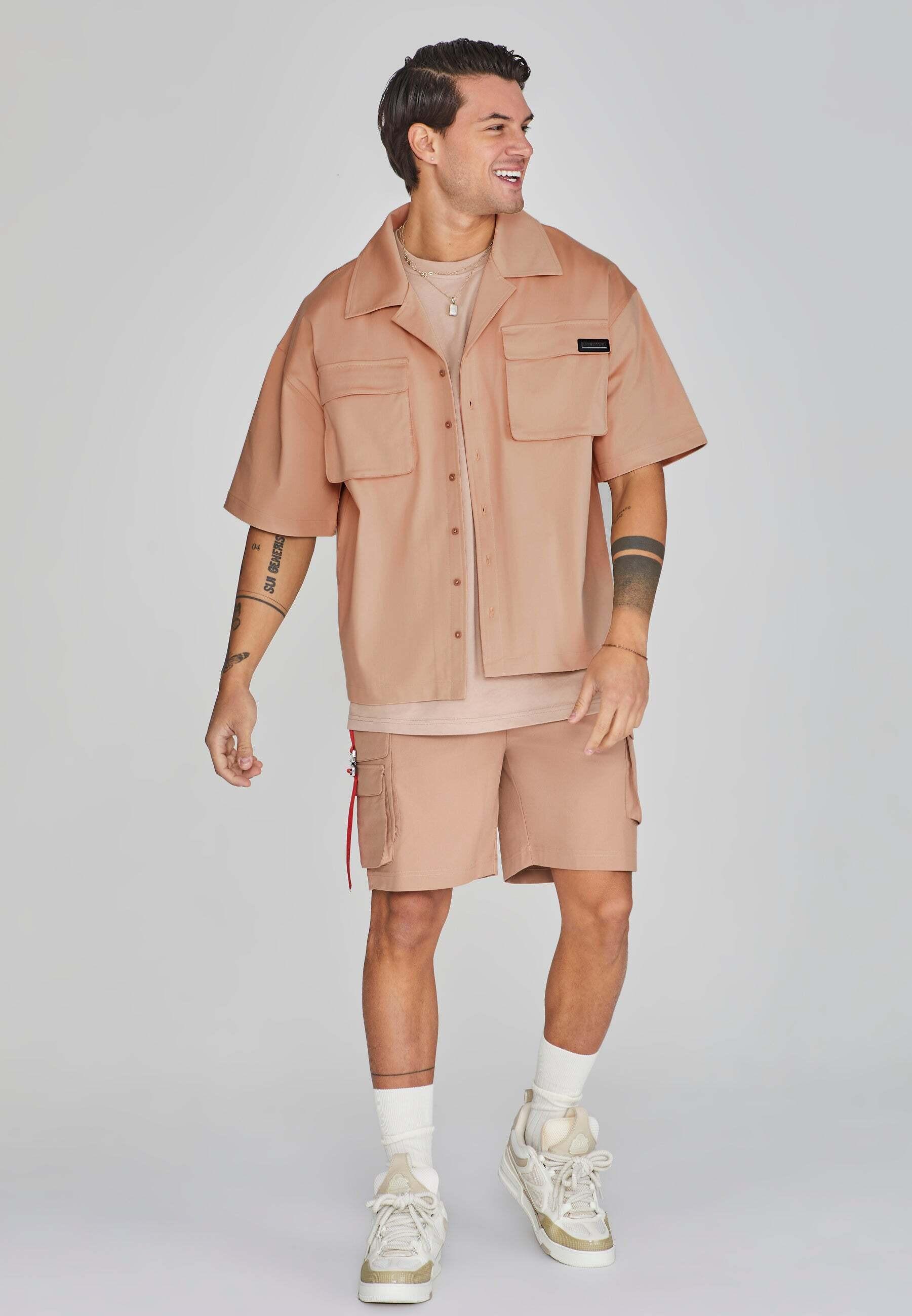 Sik Silk  Kurzarmhemd Flight Utility Shirt 