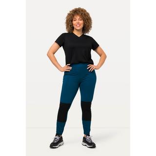 Ulla Popken  Leggings da trekking a vita alta con cintura elastica e tasca con zip 