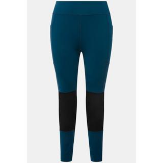 Ulla Popken  Leggings da trekking a vita alta con cintura elastica e tasca con zip 