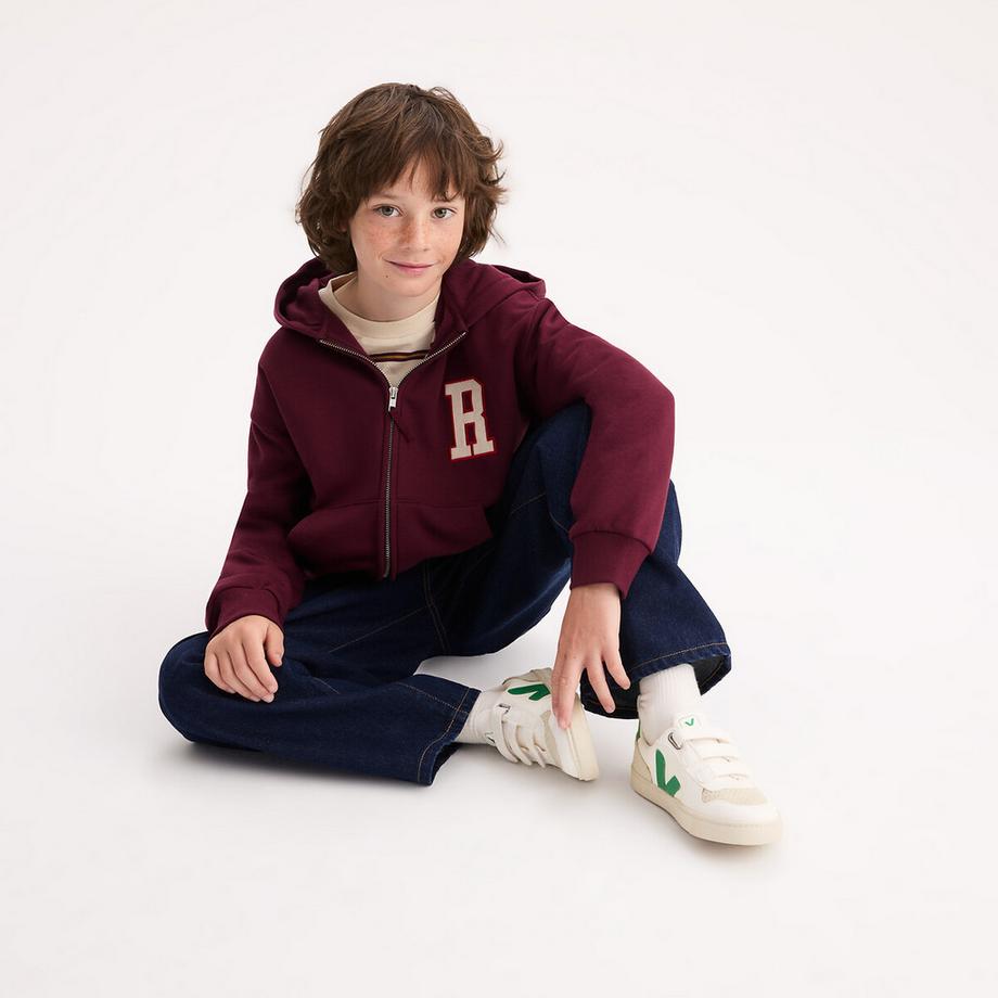 Kapuzen-Sweatshirt mit Reissverschluss